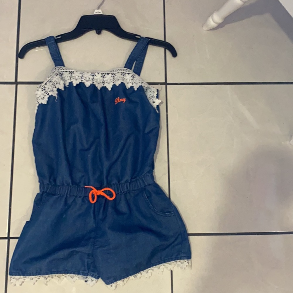Girl/Kids DKNY Jean romper